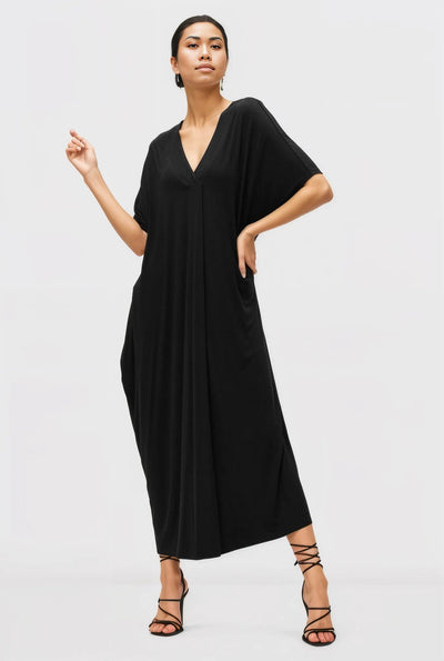 Dolman Sleeve Jersey Knit Shift Dress