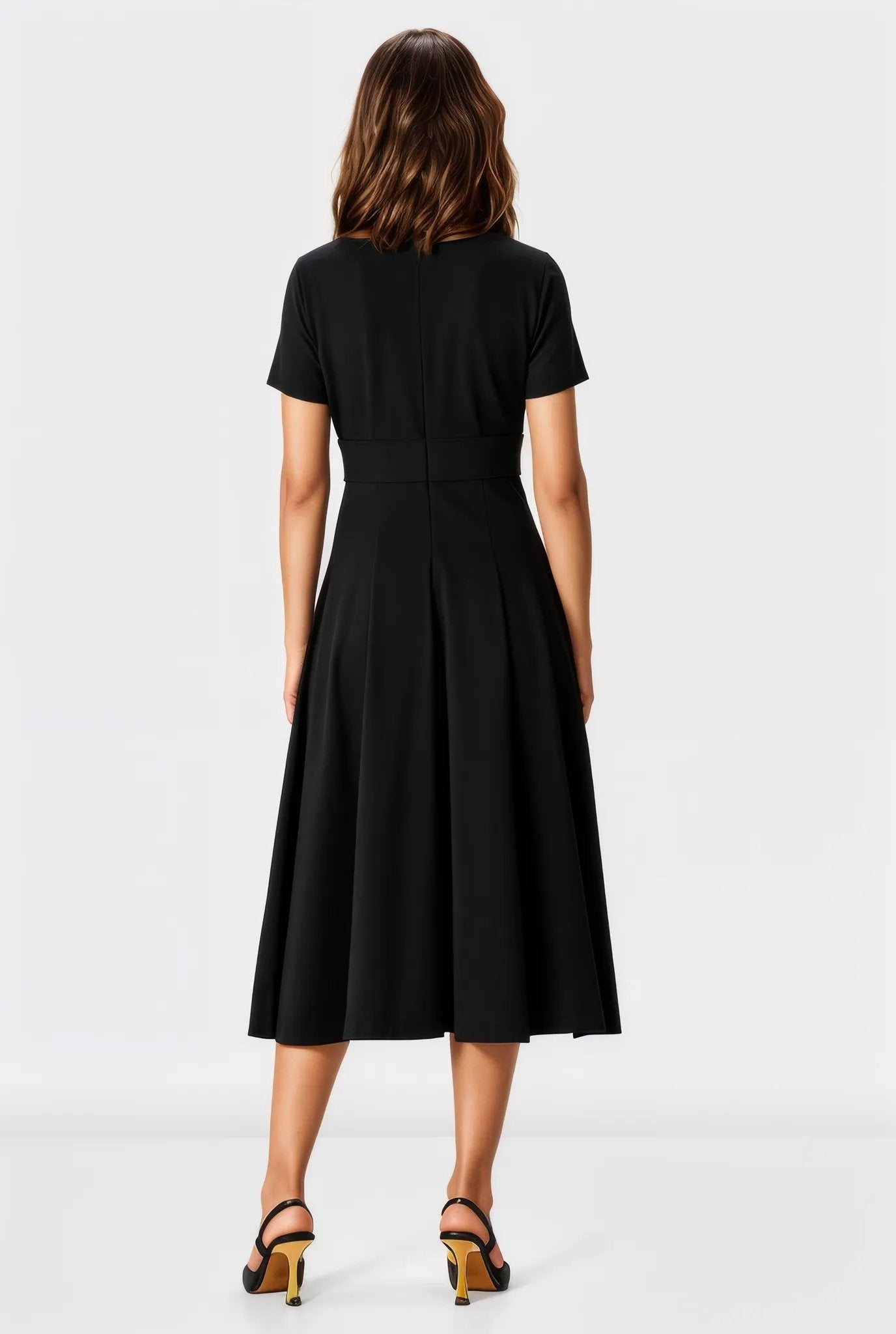 Sweetheart Cotton Jersey Empire Dress