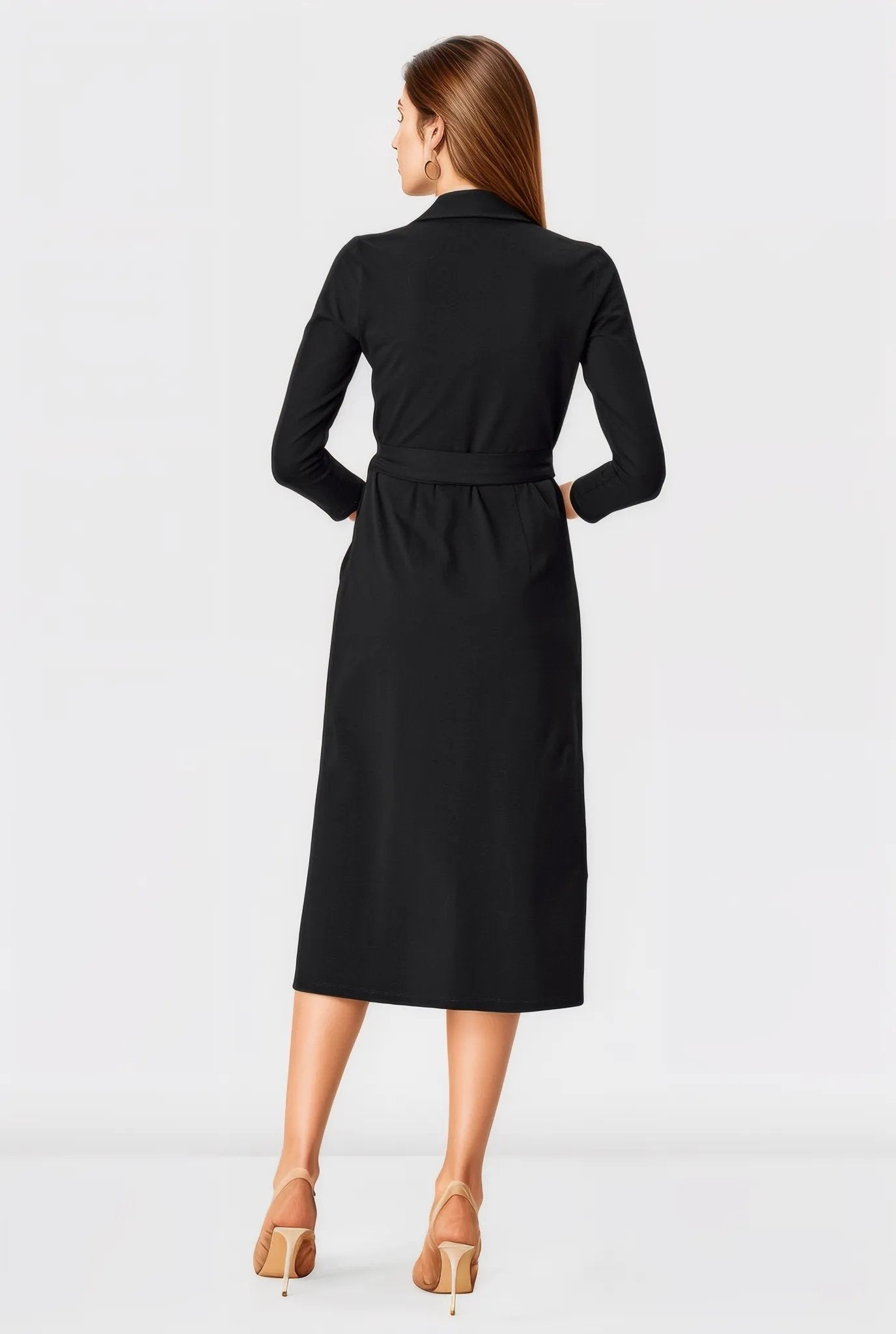 Cotton Jersey Wrap Dress