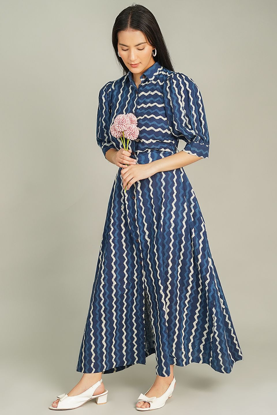 Indigo Maxi Blue Dress