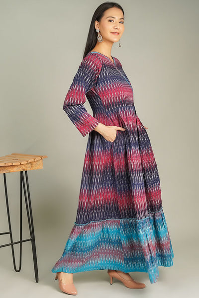 IKAT Maxi Multicolor Dress