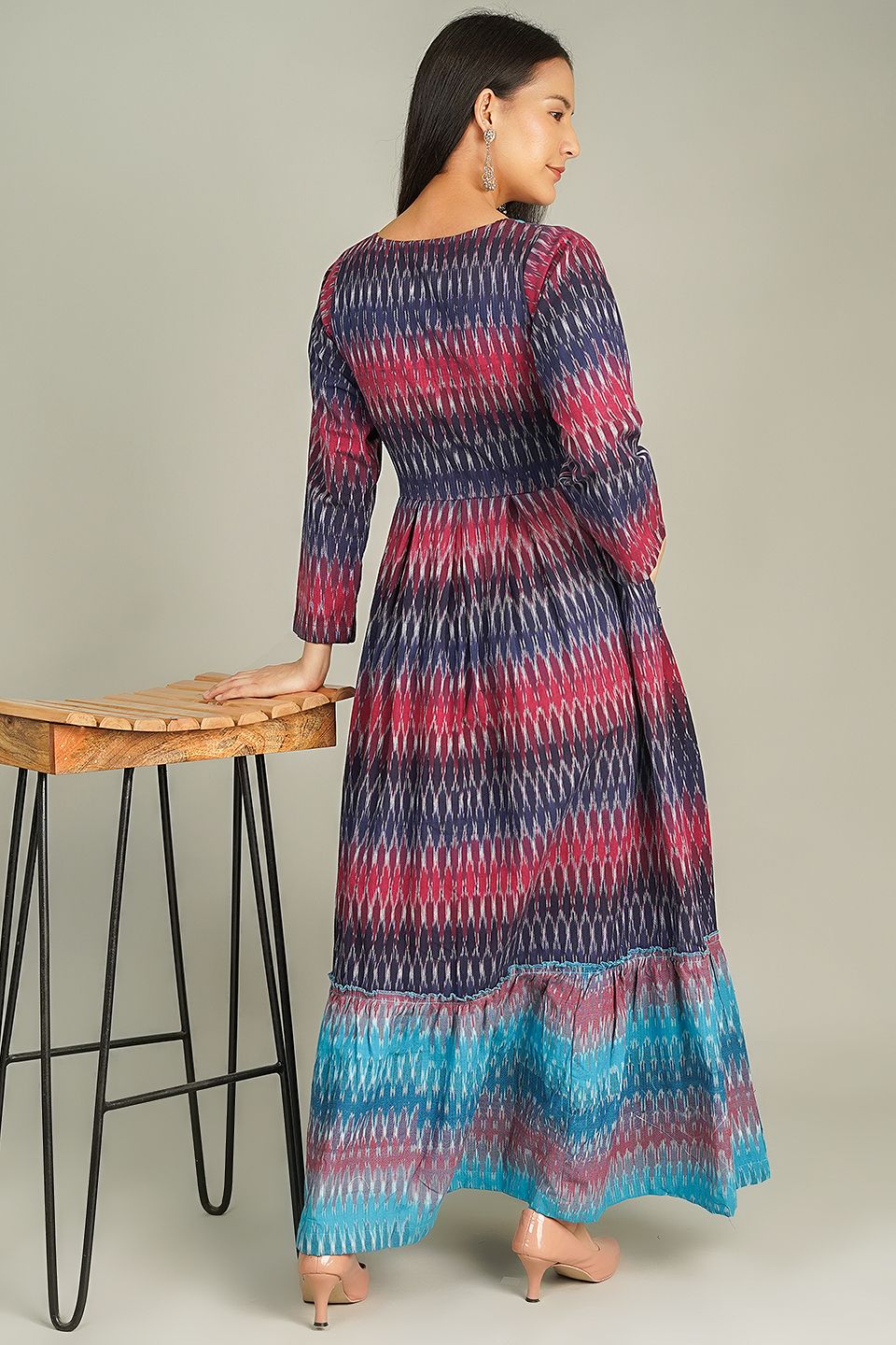 IKAT Maxi Multicolor Dress