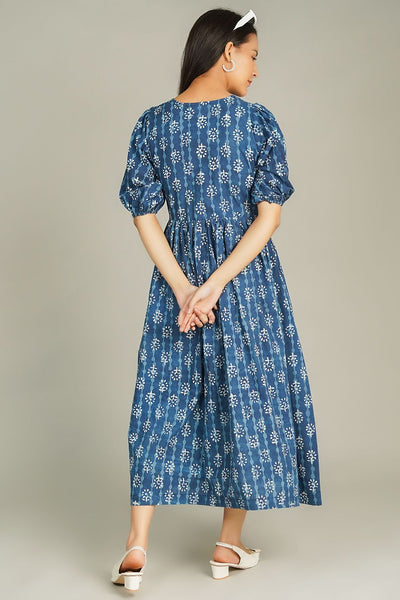 Indigo Maxi Blue Dress