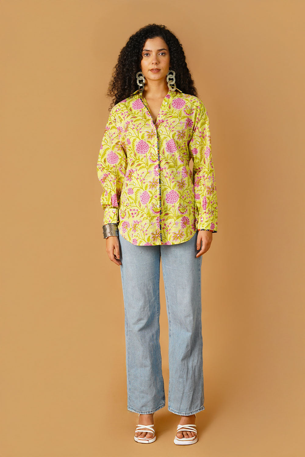 Bagru Yellow Shirt