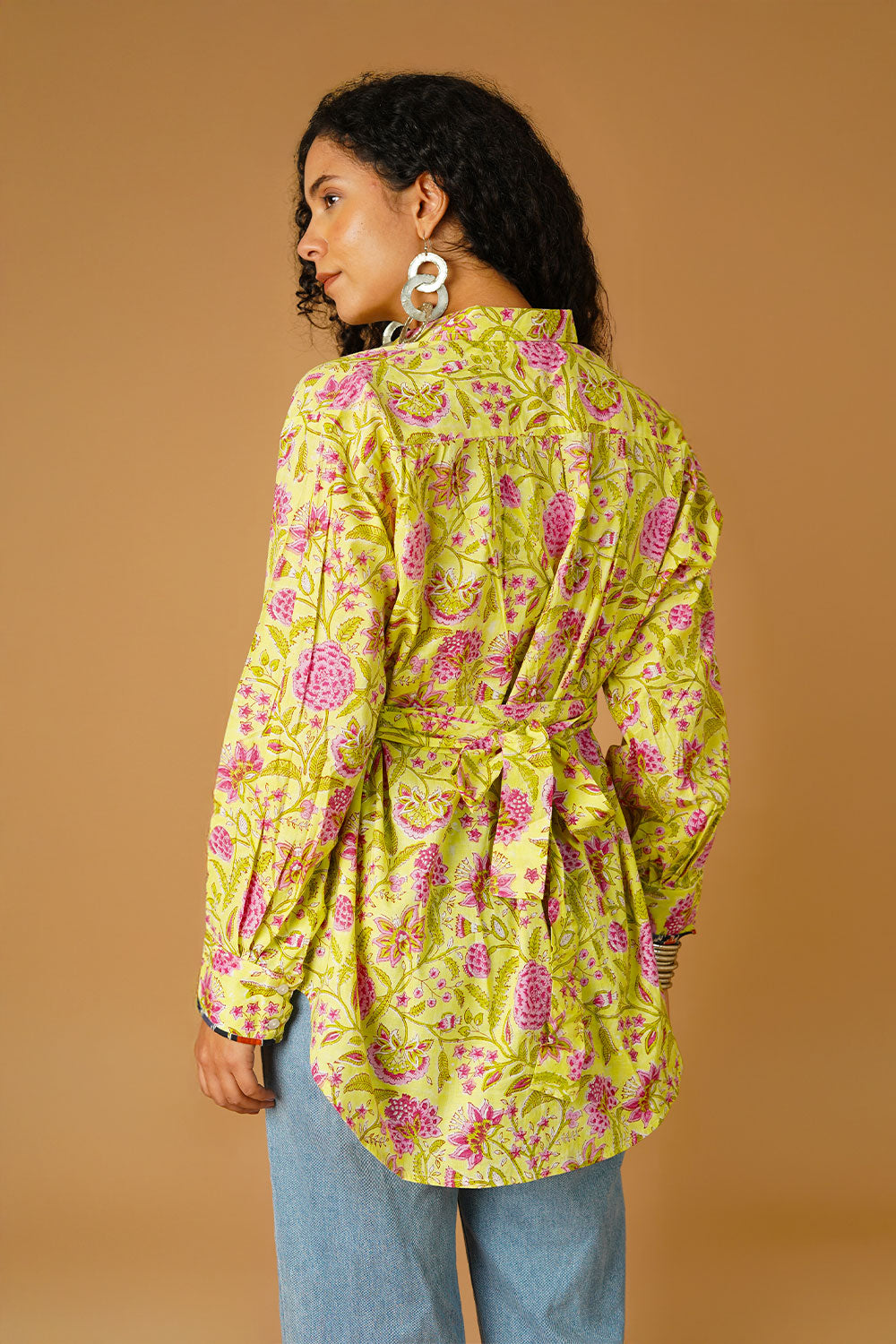 Bagru Yellow Shirt