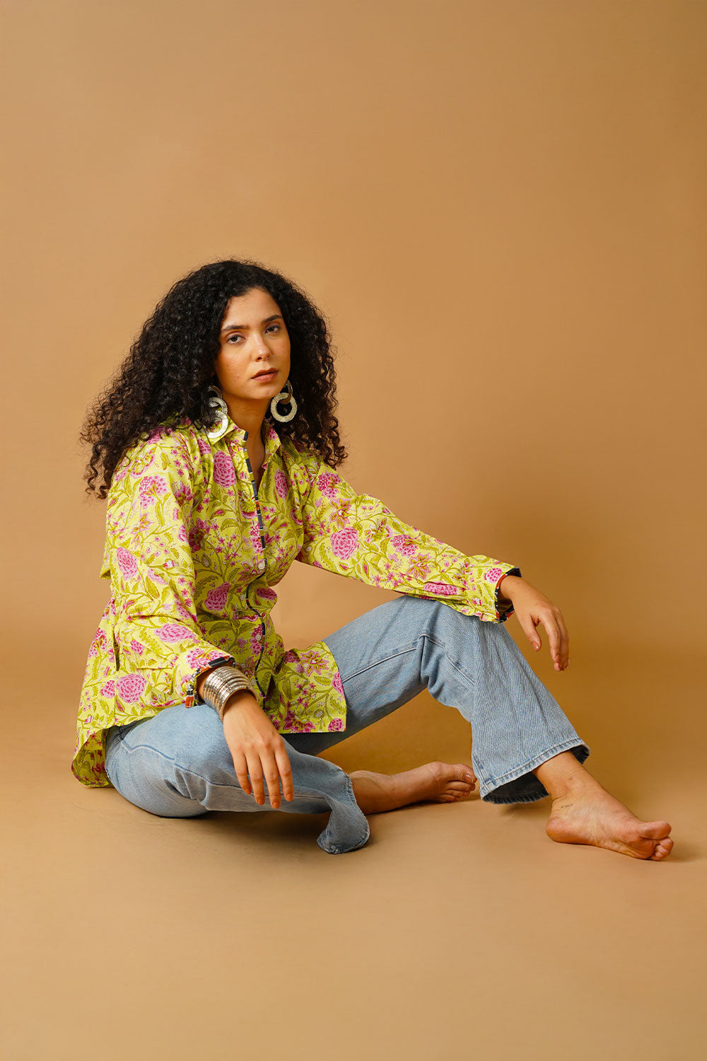 Bagru Yellow Shirt