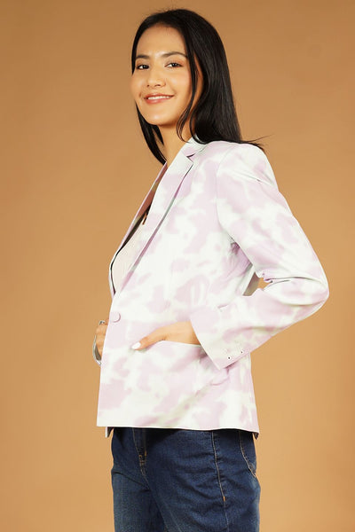 100% Premium Cotton Pink Blazer