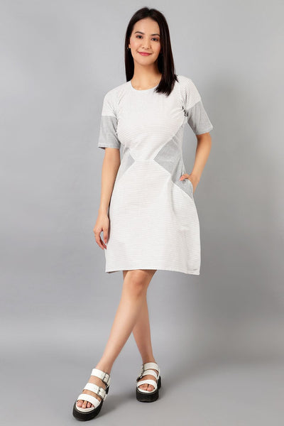 Cotton Midi White Dress