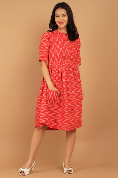 Buy Printed Midi Dress | Designer Dresses | Zolo