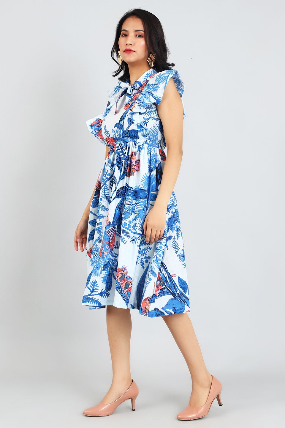 Jaipur Cotton Blue Dress