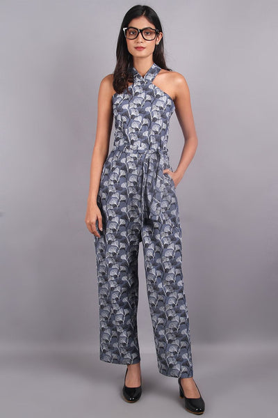 100% Premium Cotton Grey Jump Suit