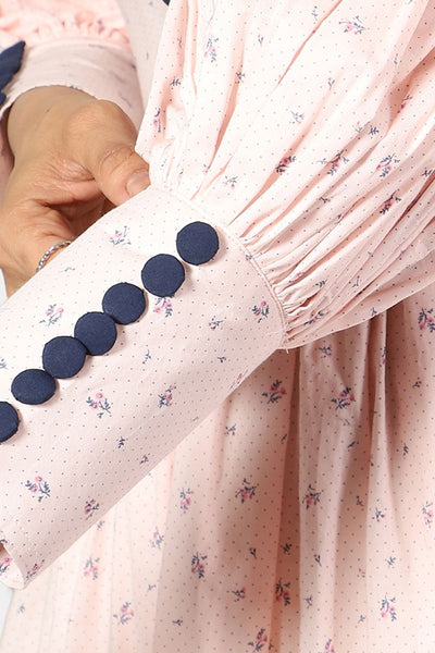 100% Cotton Mini Pink Dress