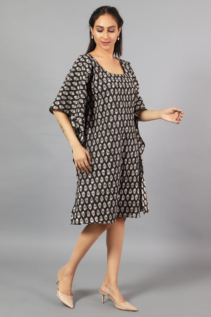 Bagru mini Black Dress