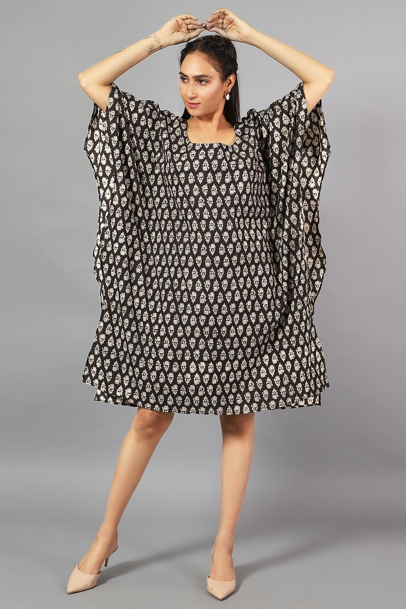 Bagru mini Black Dress