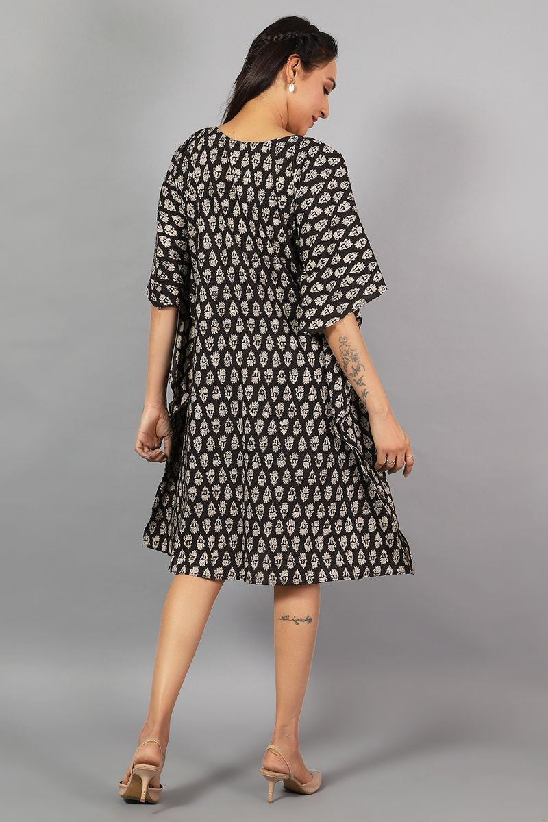 Bagru mini Black Dress